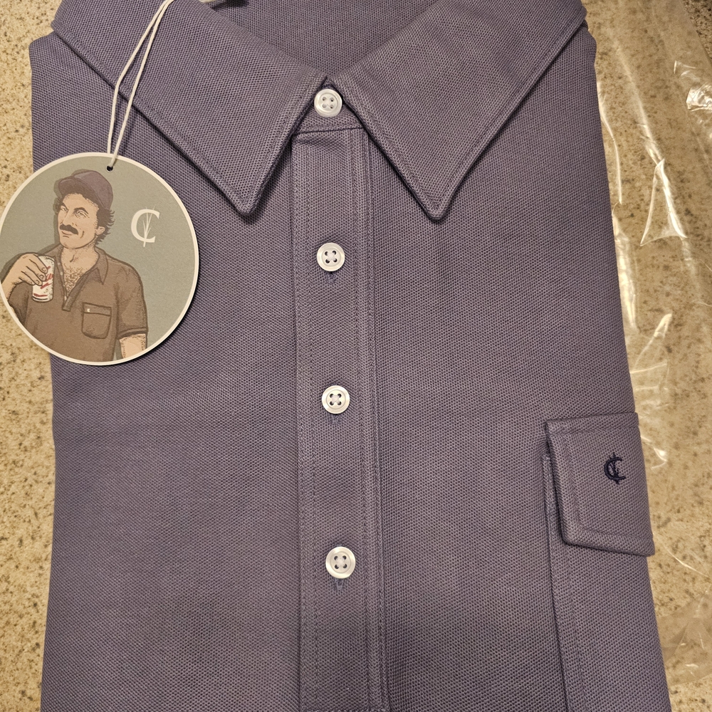 Criquet Men's Lavender Polo Shirt
